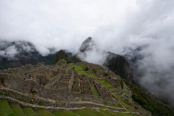 Scenic views of Macchu Pichu mountain and surroundings