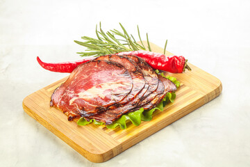 Dried pork neck meat snack