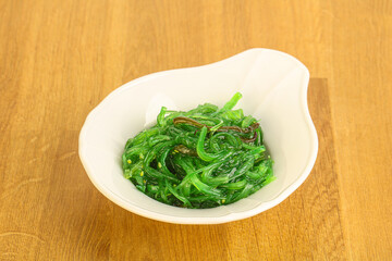 Japanese traditional seaweed salad Chukka