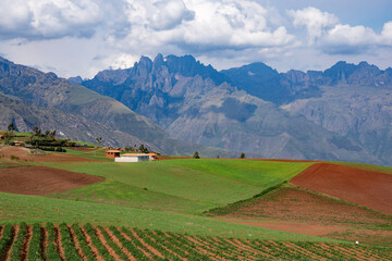 Obraz premium Beautiful scenery near Chinchero, Sacred Valley, Peru