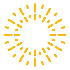 Firework festival icon. Outline firework festival vector icon color flat isolated