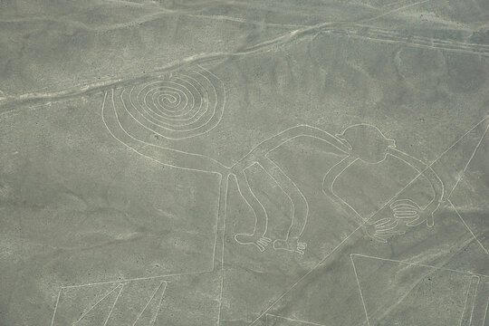 Aerial views of the Nasca Lines , Nasca, Peru