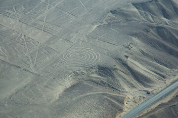 aerial views of the Nazca lines
