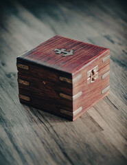 old wooden box