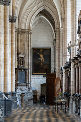 Gemälde Jesus in der Kathedrale Notre Dame de Saint-Omer	