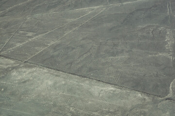Views of Nasca lines from the air