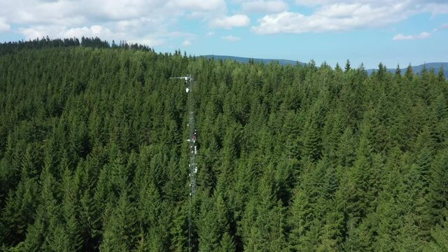 Station atmospheric science research drone aerial weather meteorology international Bily Kriz sunshine pyranometer, mountain spruce eddy covariance, measurement solar radiation scientific
