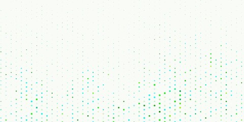 Light blue, yellow vector pattern with spheres.