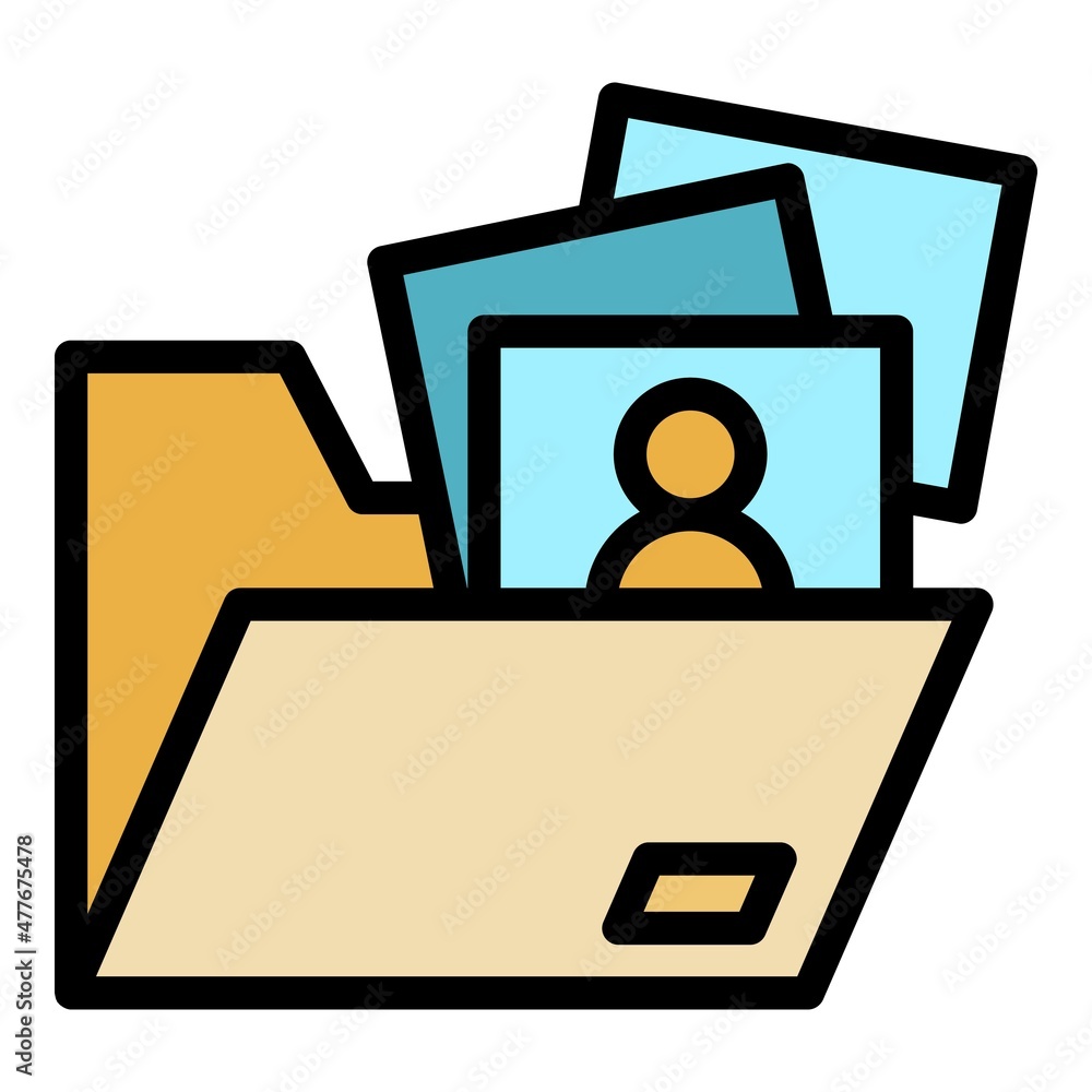 Poster expertise network icon. outline expertise network vector icon color flat isolated