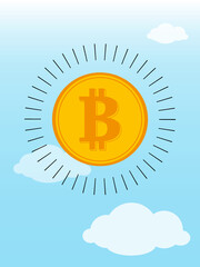 Bitcoin in the clouds, Bitcoin en las nubes