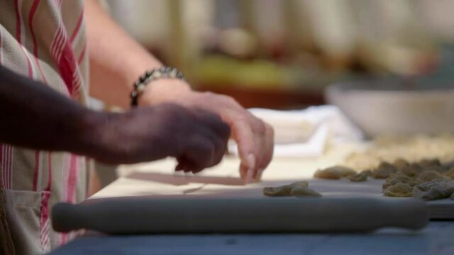 handmade pasta according to ancient Italian tradition
