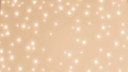 Glowing sparkles on background 3d rendering