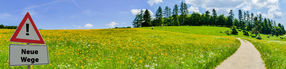 Neue Wege Landschaft