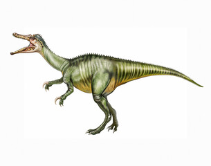 Fototapeta premium Baryonyx, Cretaceous Mesozoic dinosaur