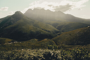 mountains at the landscape