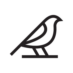 bird logo, finch bird logo vector