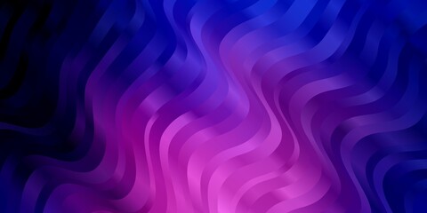 Obraz premium Light Blue, Red vector background with wry lines.