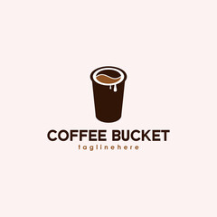 Coffee Bucket Logo Design