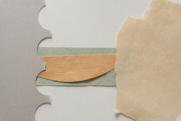 layered abstract paper background