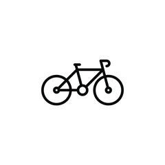 Bike, Bicycle Line Icon, Vector, Illustration, Logo Template. Suitable For Many Purposes