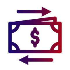 a set of ecommerce icons with gradient style