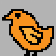 Fototapeta premium design illustration of pixel art with some various concept design