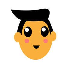 illustration design of cartoons characters with some various style 