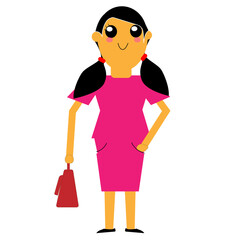 Fototapeta premium illustration design of cartoons characters with some various style 
