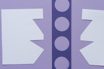 abstract paper background with circles