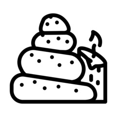 zen accessories line icon vector. zen accessories sign. isolated contour symbol black illustration