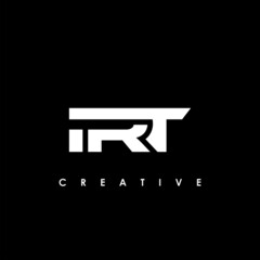IRT Letter Initial Logo Design Template Vector Illustration