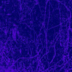 Grungy overlay violet striped texture. Distress texture of spots, stains, ink, dots, stripes. Design element for pattern, grungy effect, template and background