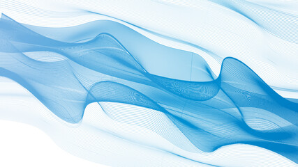 Abstract blue wave  design vector background