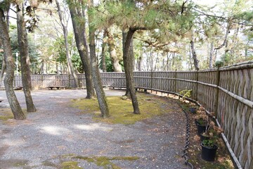 Japan's historical tourist attractions. Numazu Imperial villa memorial park. It was built in 1893...