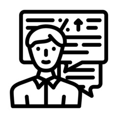 discounts of season sales line icon vector. discounts of season sales sign. isolated contour symbol black illustration