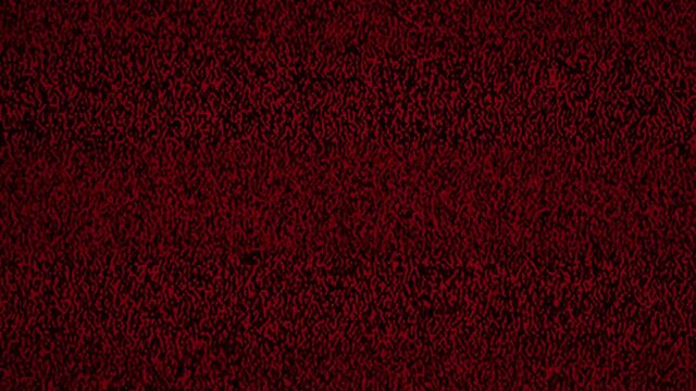 Looping dark red TV tape background.