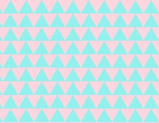 Pink and Blue Pastel Triangle Background