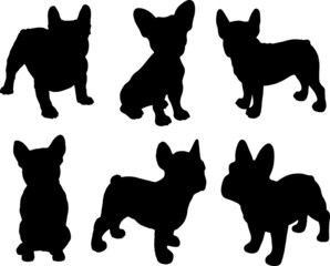French Bulldog Silhouette Pack