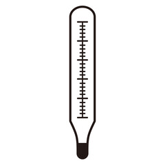 Thermometer icon vector illustration sign