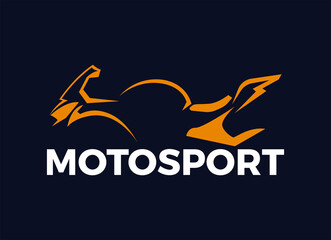 Motorsport Logo Design Template. Vector Logo Designs.