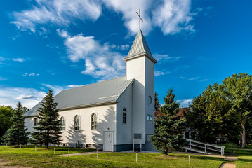 The Holy Angels Catholic Church in Pangman, SK, Canada