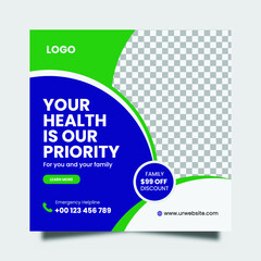 Medical Health Care Social Media Post