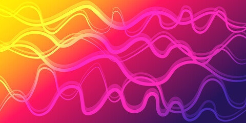 abstract background with gradient lines. abstract pink, orange wave line vector design. color line for wedding and valentine day. abstract pink wave lines wave texture background web design.
