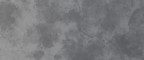 Fototapeta na wymiar Plastered long panoramic concrete wall. Texture of old gray concrete wall for background. Grunge grey plaster large long surface. Abstract cement widescreen background.