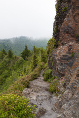 Charlie's Bunion on the Appalachian Trail in the Great Smoky Mountains