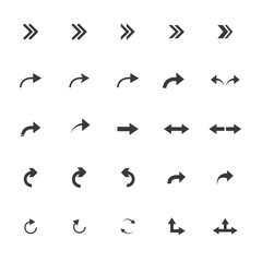 Arrow vector illustration icon Logo Template design