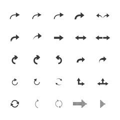 Arrow vector illustration icon Logo Template design