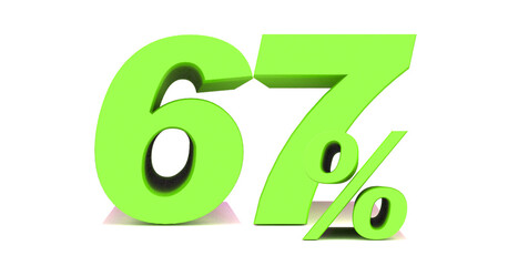 67 Percent off 3d Sign on White Background, Special Offer 67% Discount Tag, Sale Up to 67 Percent Off,big offer, Sale, Special Offer Label, Sticker, Tag, Banner, Advertising, offer Icon