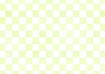 背景　市松模様タイル　テクスチャ　緑