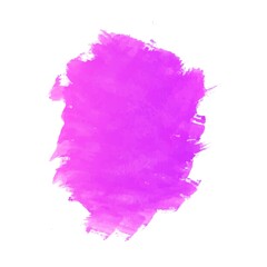 Hand draw purple brush stroke watercolor design